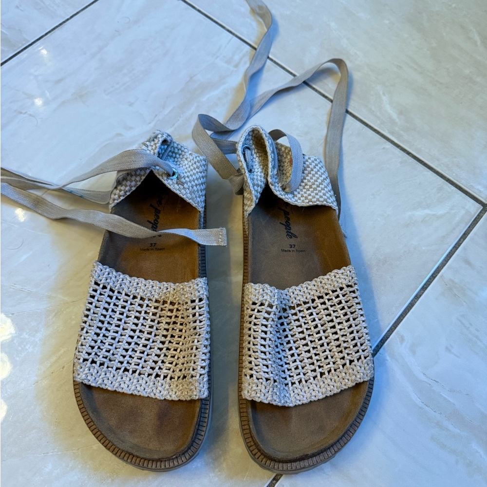 Free people lace up sandals size EU37/US 7.5